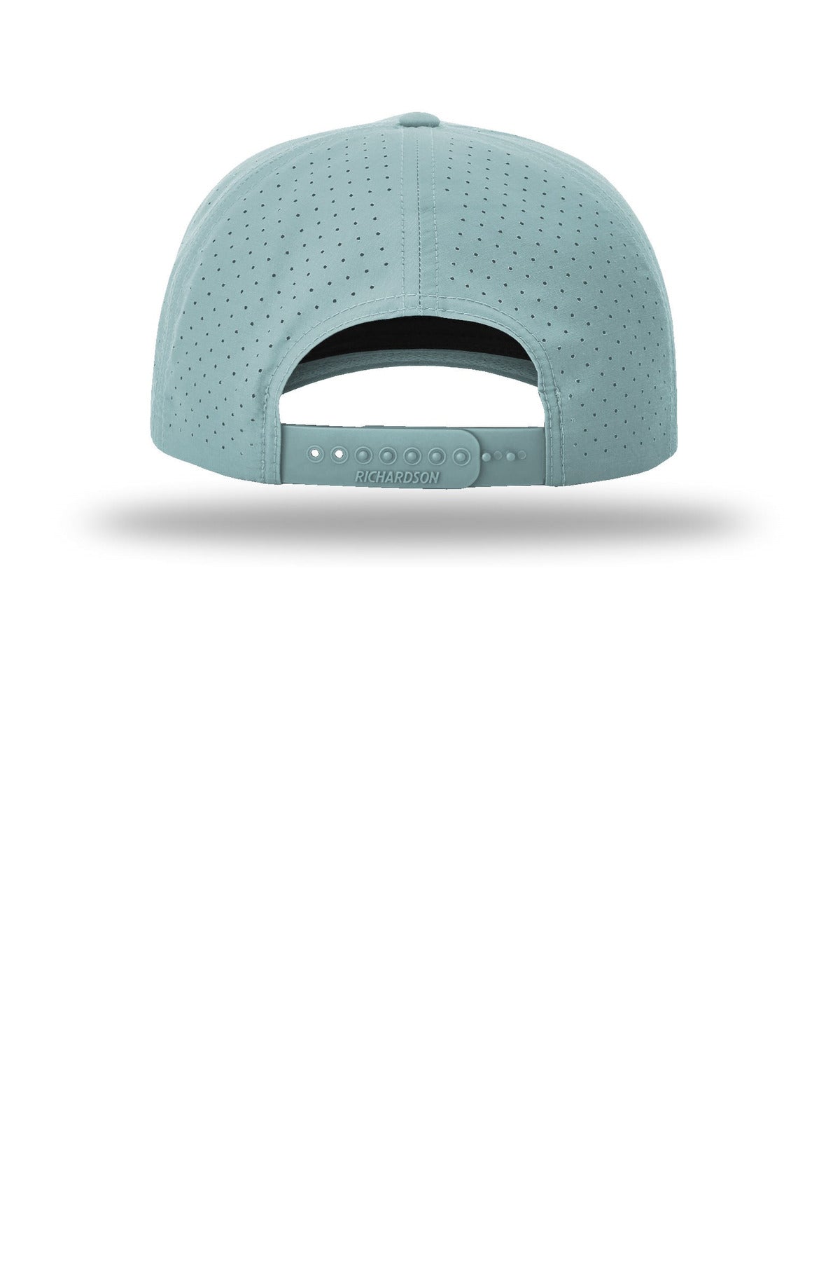 Richardson Laser Perf Performance Rope Cap - Smoke Blue/ Grey White - flat back