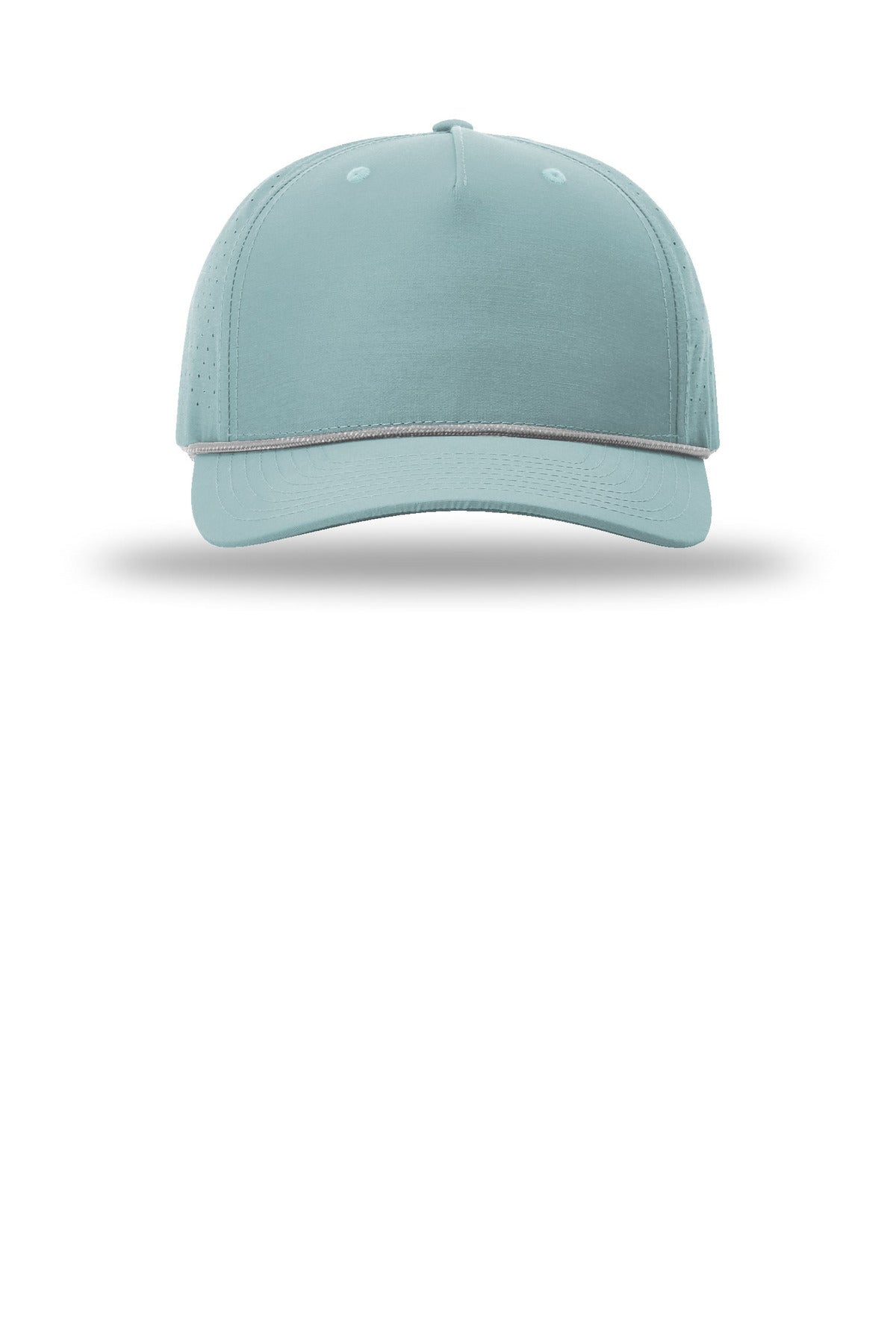 Richardson Laser Perf Performance Rope Cap - Smoke Blue/ Grey White - flat front