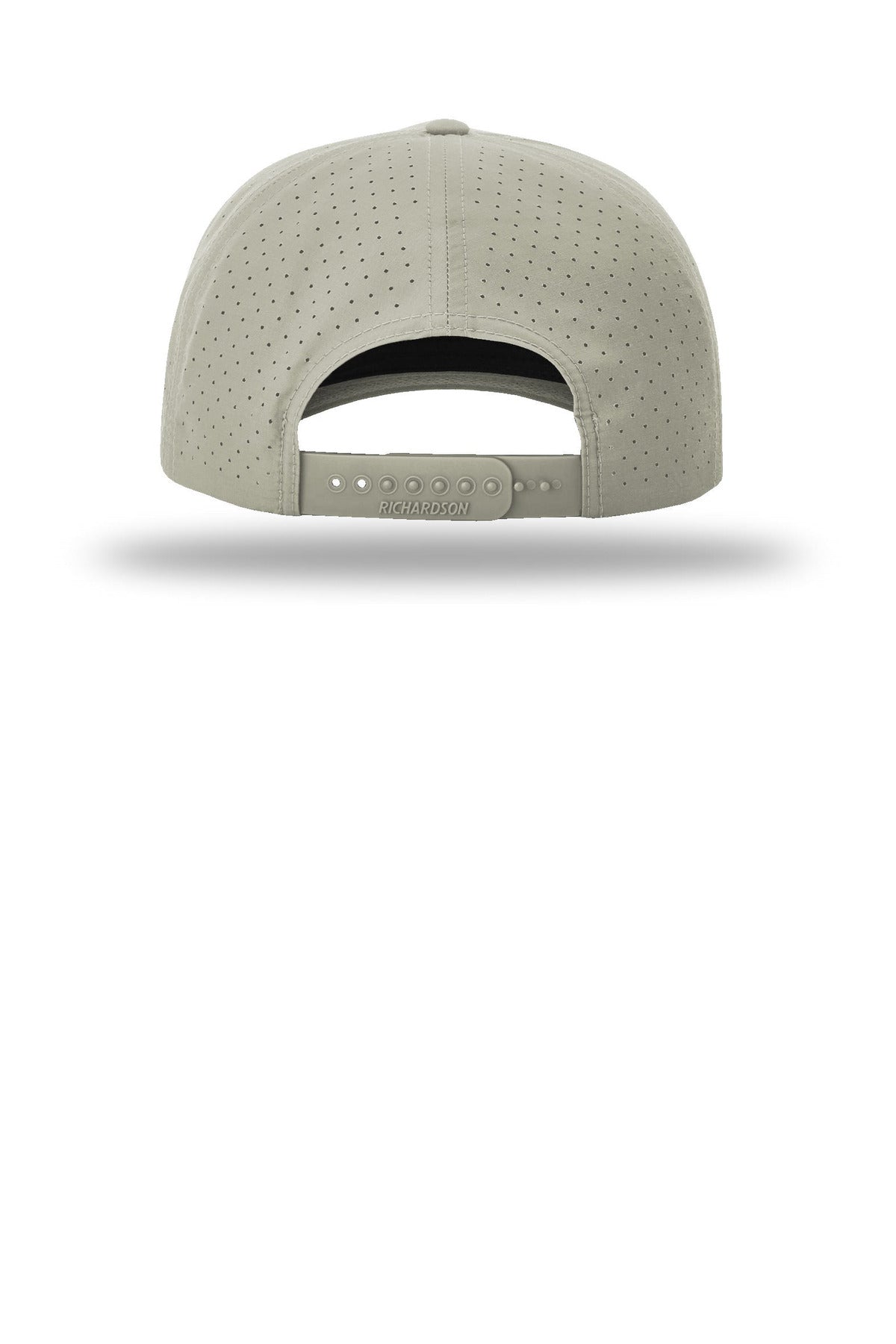 Richardson Laser Perf Performance Rope Cap - Trenchcoat/ Russet Grey - flat back