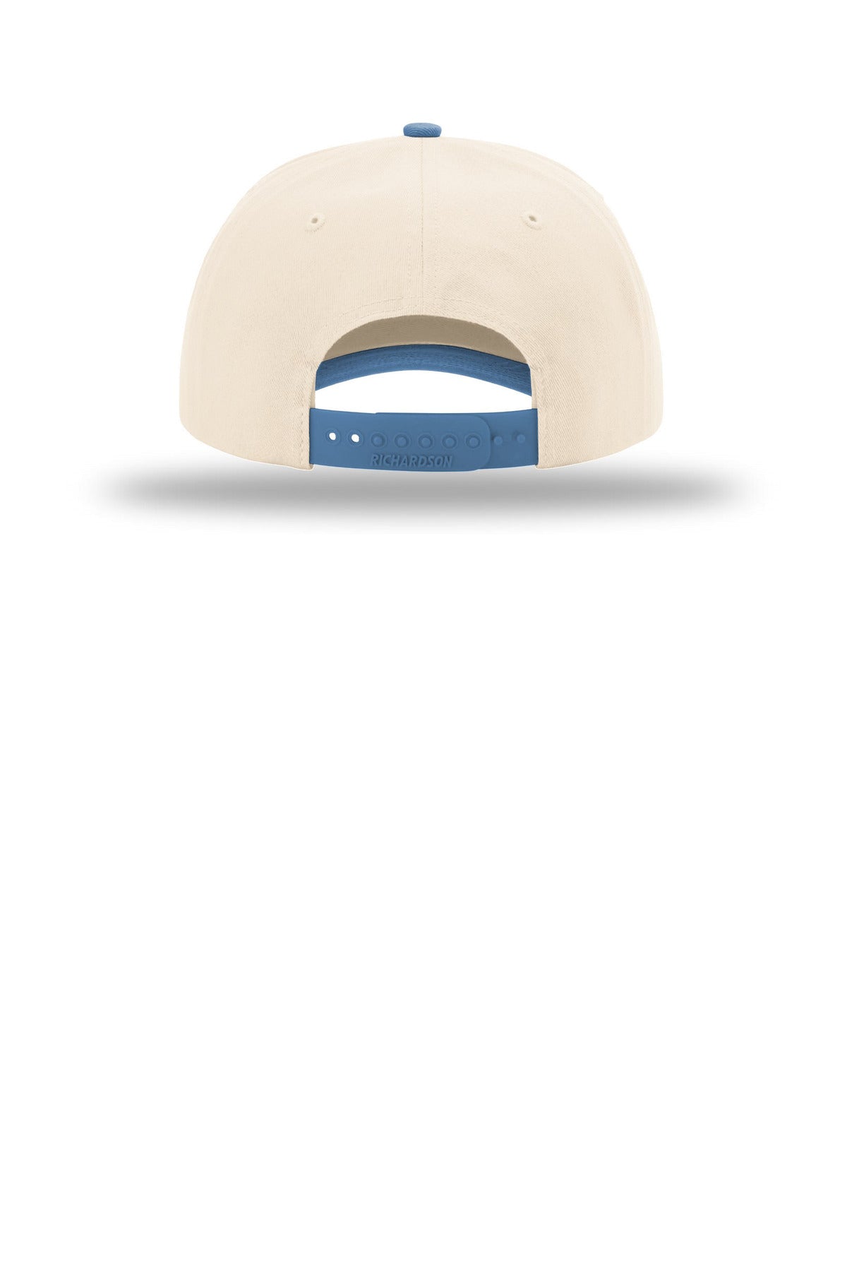 Richardson 5-Panel Relaxed Gramps - Cream/ Cream/ Light Denim - flat back