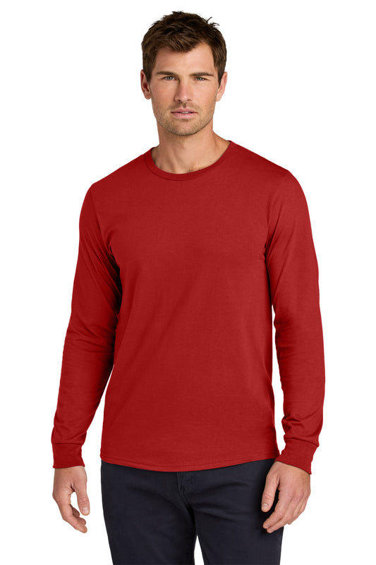 Jerzees Classics Unisex Cotton Long Sleeve T-Shirt - True Red - front