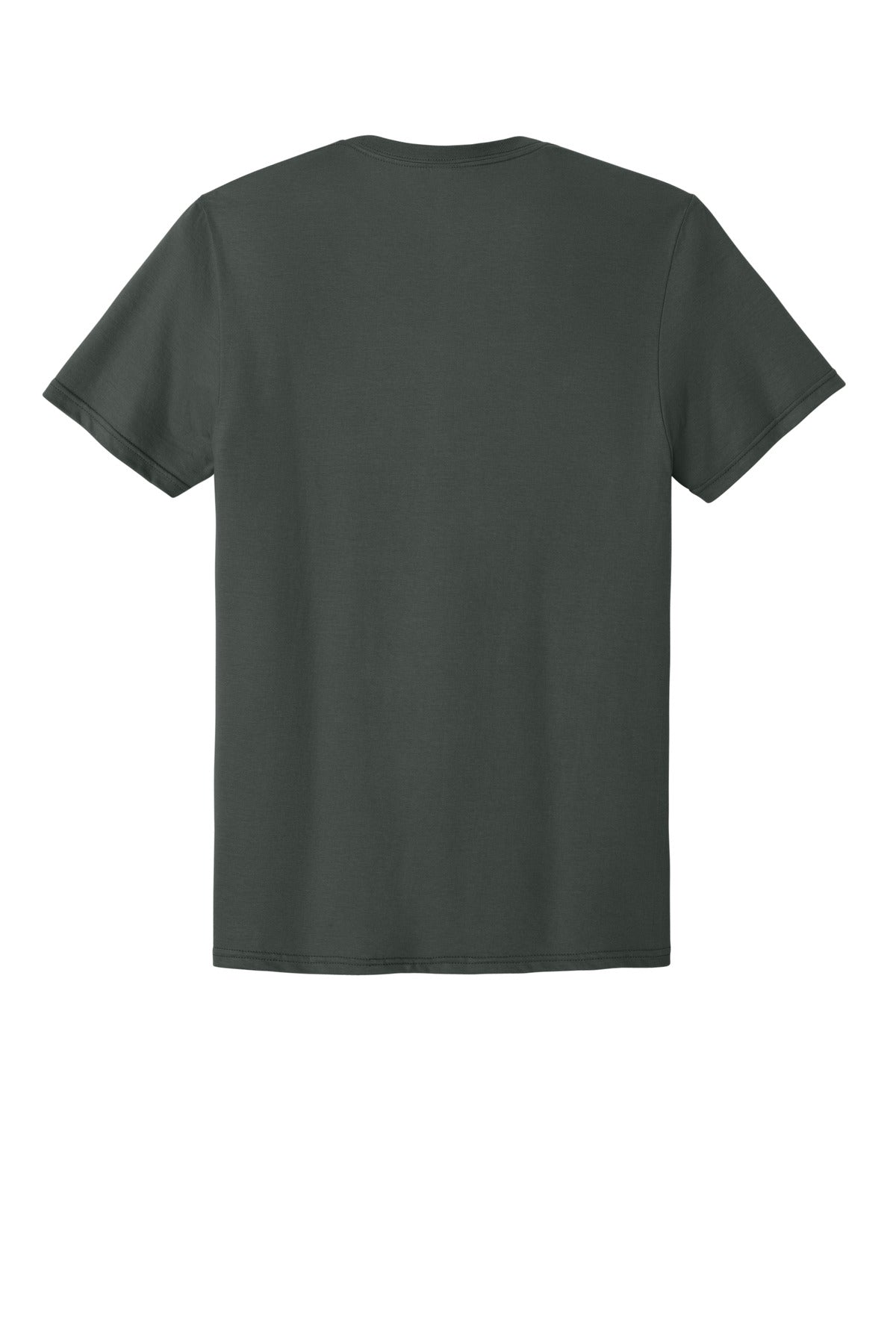 Jerzees Classics Unisex Cotton T-Shirt - Charcoal Grey - flat back