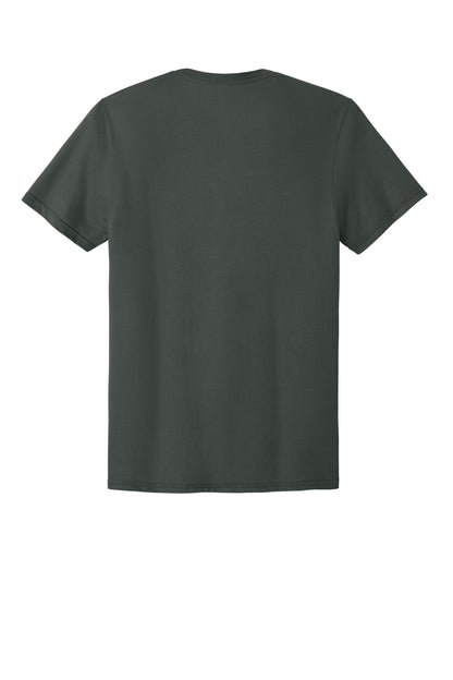 Jerzees Classics Unisex Cotton T-Shirt - Charcoal Grey - flat back