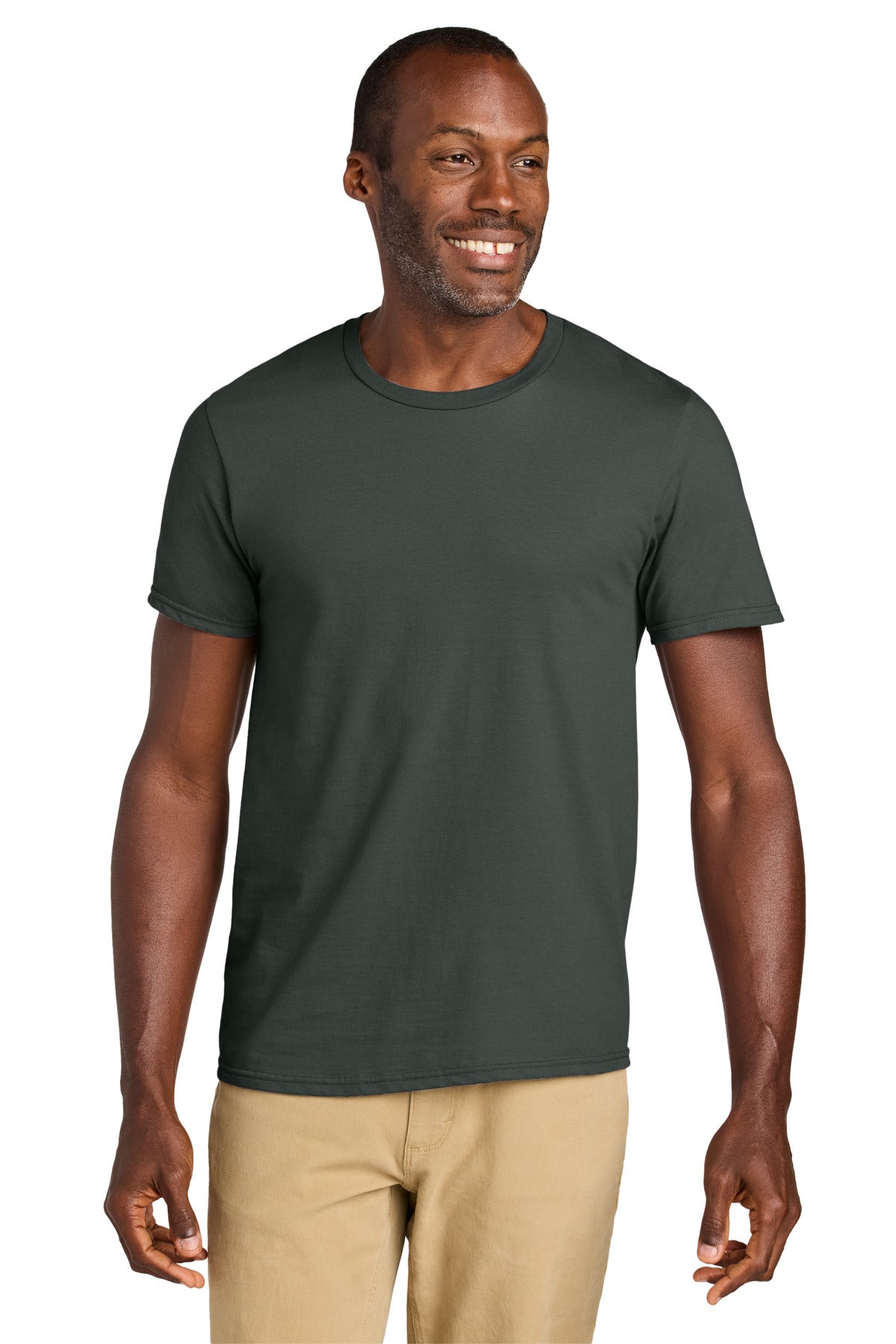 Jerzees Classics Unisex Cotton T-Shirt - Charcoal Grey - front