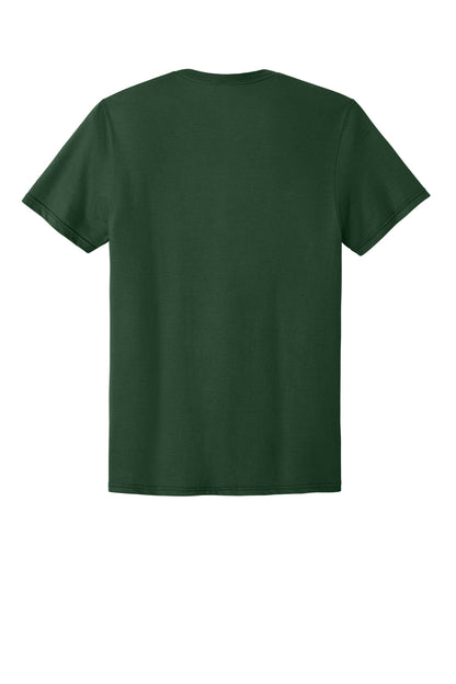 Jerzees Classics Unisex Cotton T-Shirt - Forest Green - flat back