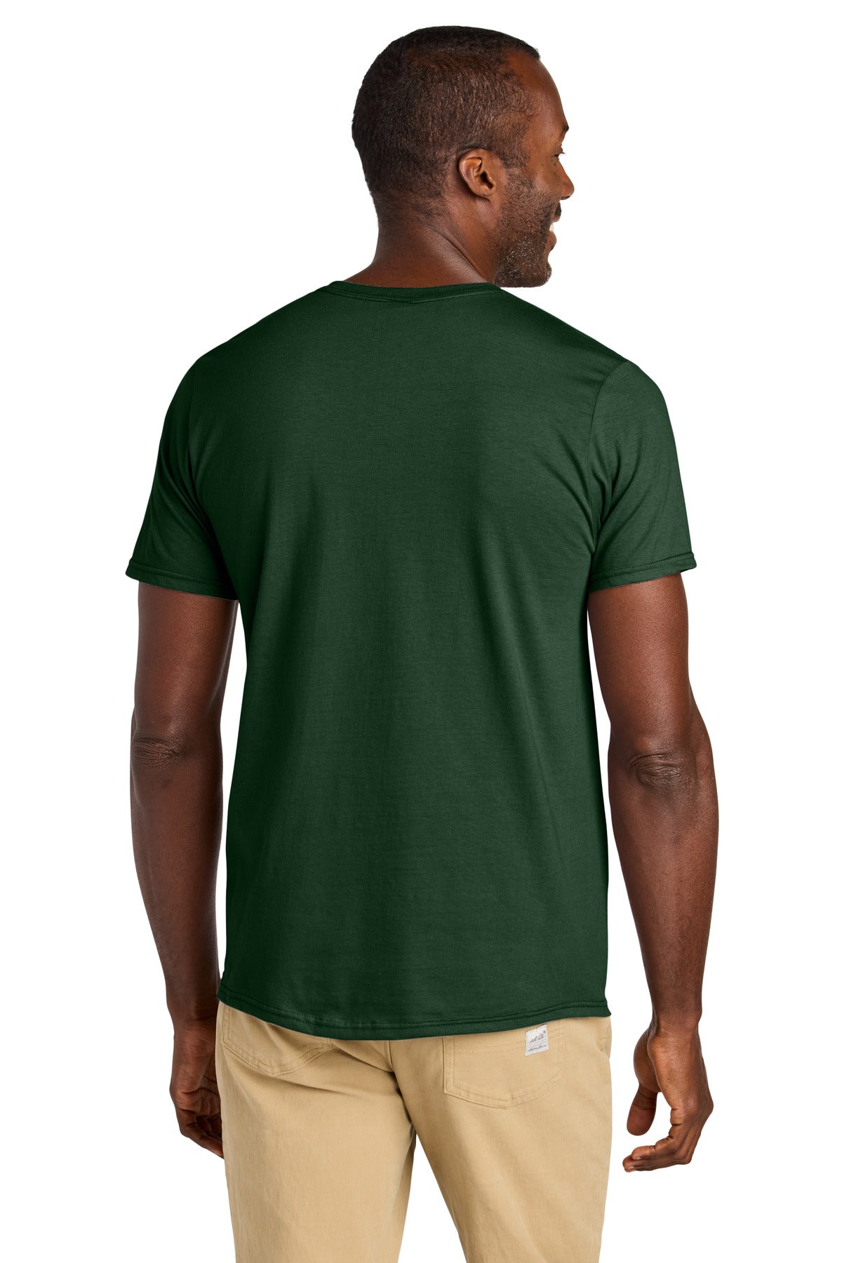 Jerzees Classics Unisex Cotton T-Shirt - Forest Green - back