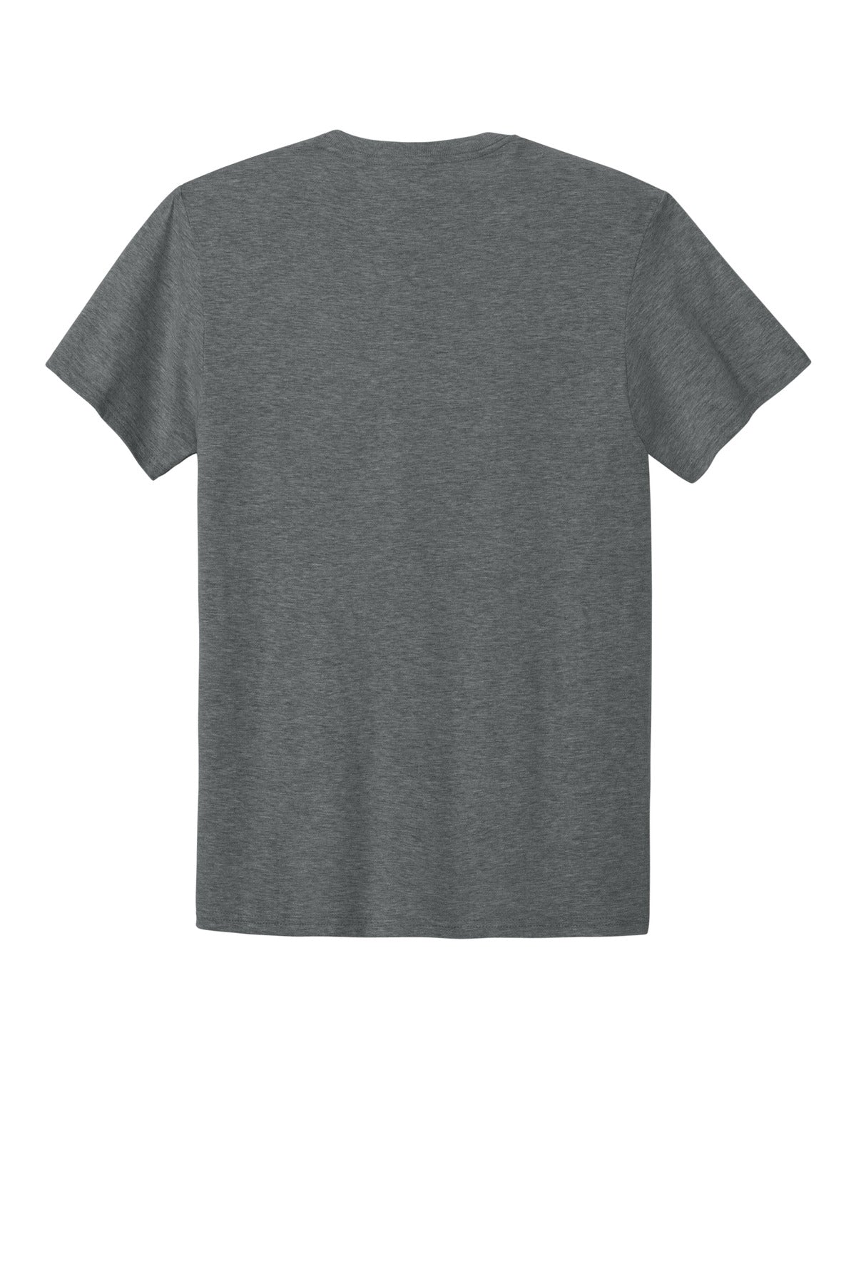 Jerzees Classics Unisex Cotton T-Shirt - Graphite Heather - flat back