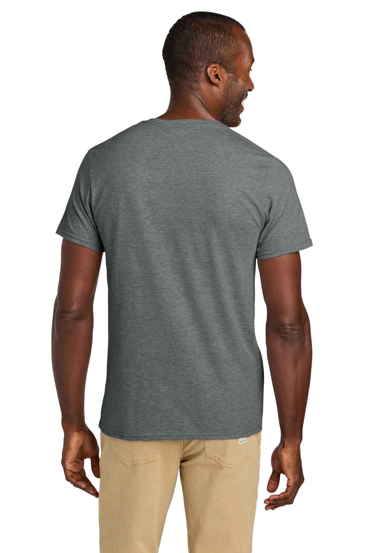 Jerzees Classics Unisex Cotton T-Shirt - Graphite Heather - back