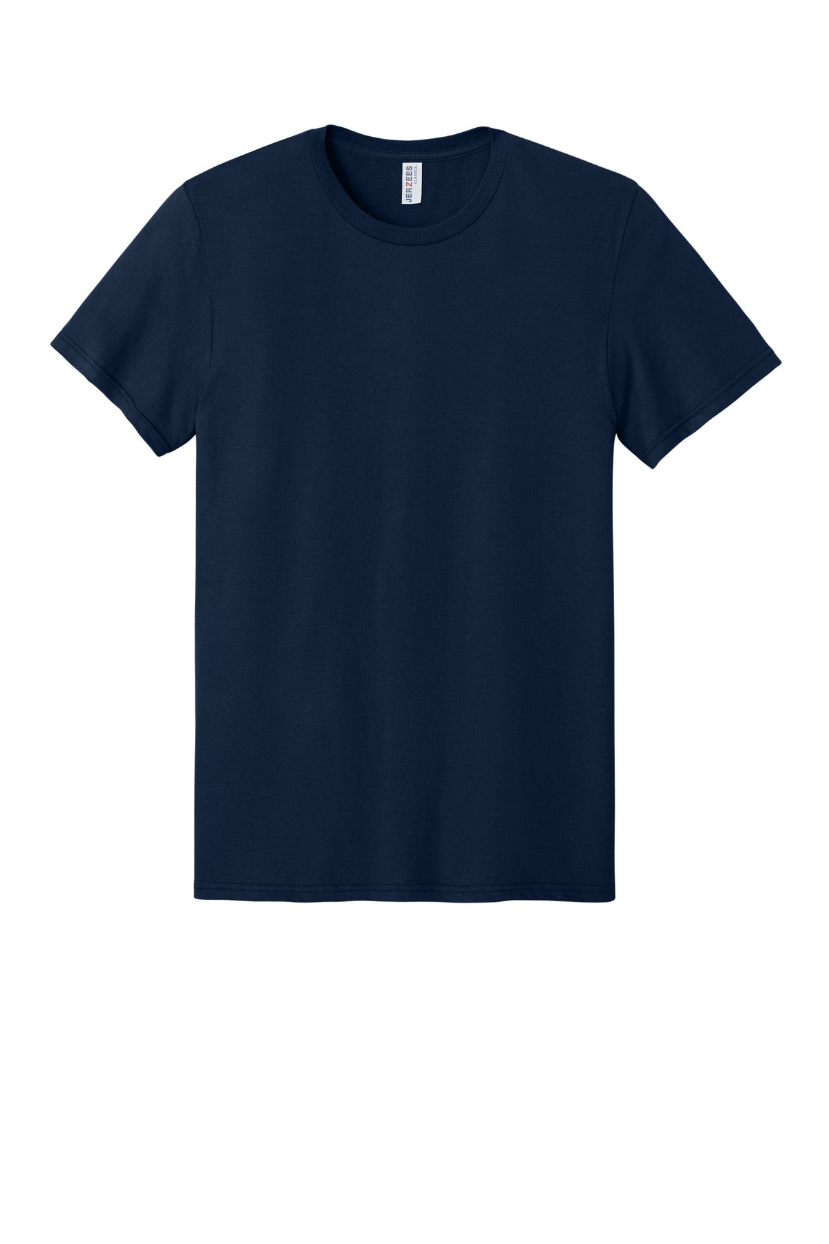 Jerzees Classics Unisex Cotton T-Shirt - J. Navy - flat front