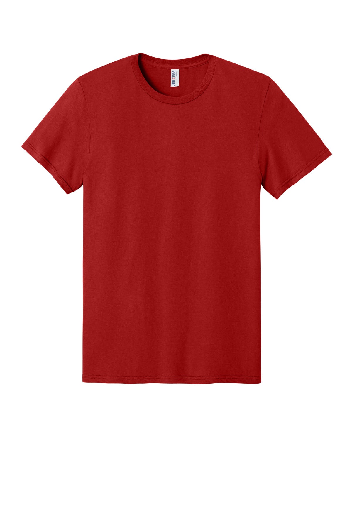 Jerzees Classics Unisex Cotton T-Shirt - True Red - flat front