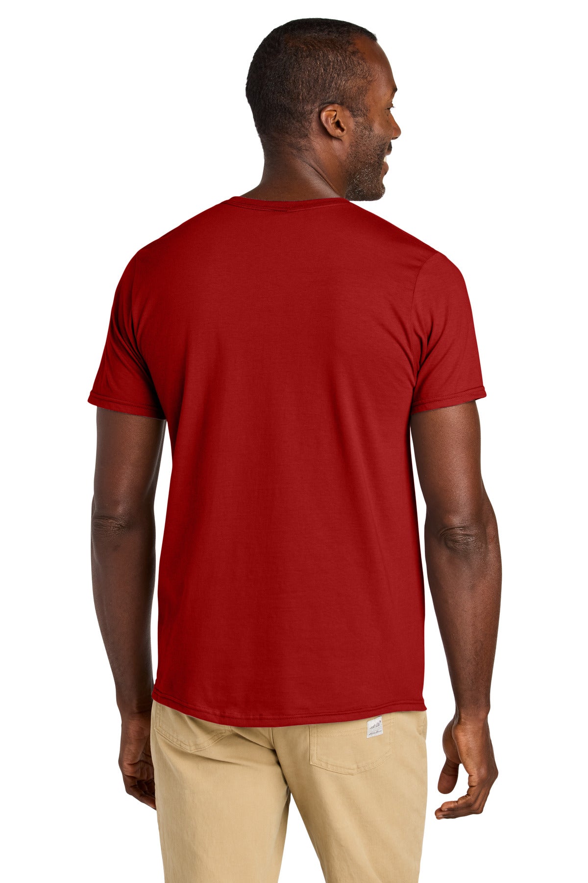Jerzees Classics Unisex Cotton T-Shirt - True Red - back