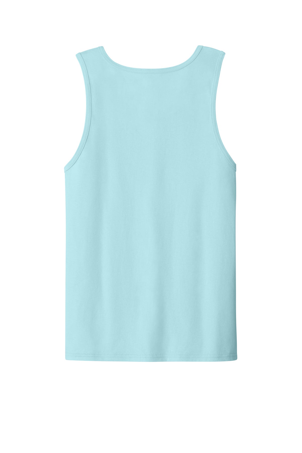 Jerzees Classics Unisex Cotton Tank - Breezy Blue - flat back