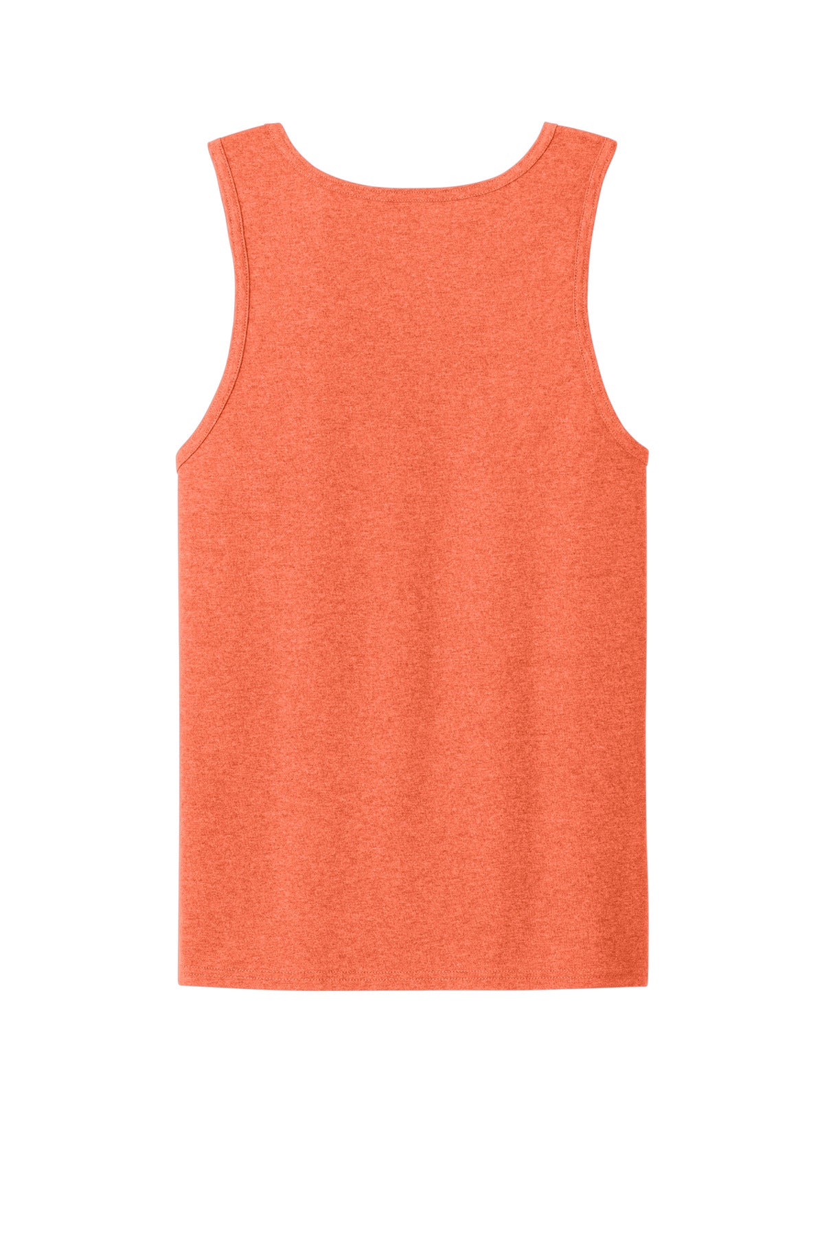 Jerzees Classics Unisex Cotton Tank - Retro Heather Coral - flat back