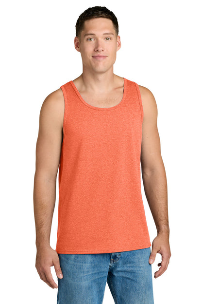 Jerzees Classics Unisex Cotton Tank - Retro Heather Coral - front