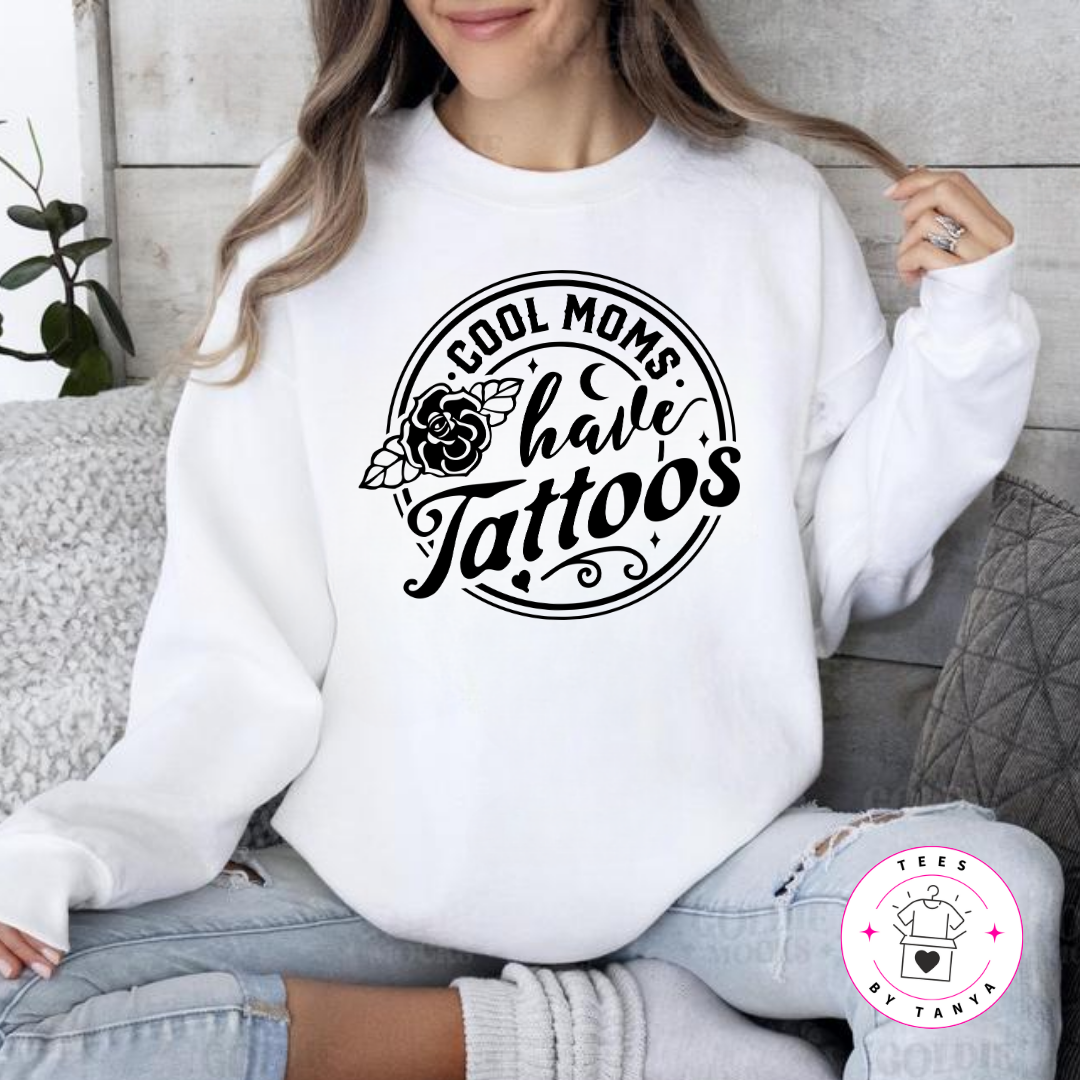 Cool Moms Have Tattoos Shirt