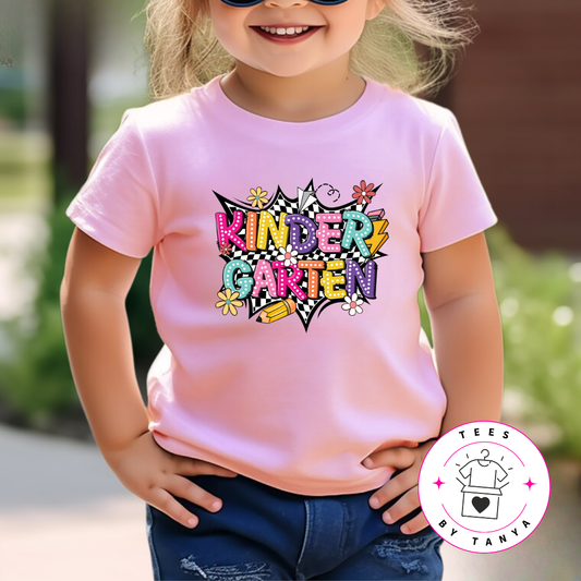 Grade Level Graphic Tee Back to School Kids T-Shirt