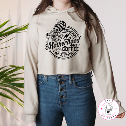Surviving Motherhood One Coffee at a Time Shirt