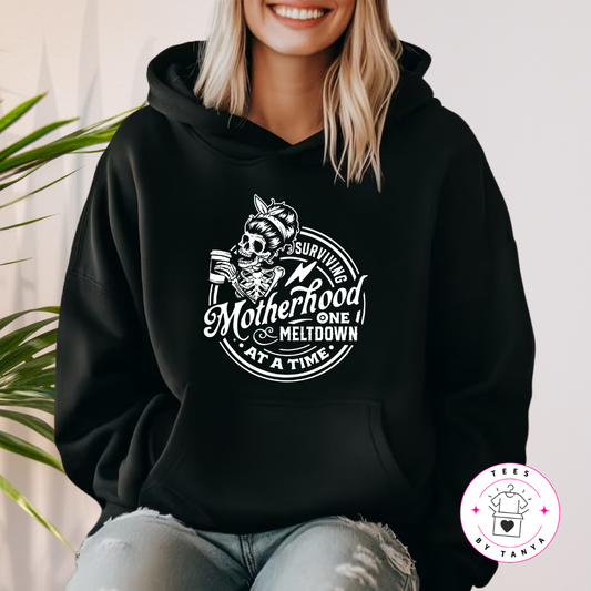 Surviving Motherhood One Meltdown at a Time Shirt