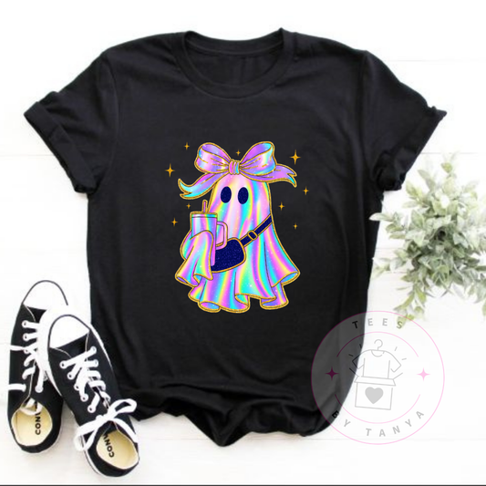 Iridescent Boo Jee Ghost T-Shirt
