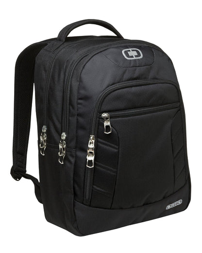OGIO Colton Pack - Black/ Silver - front