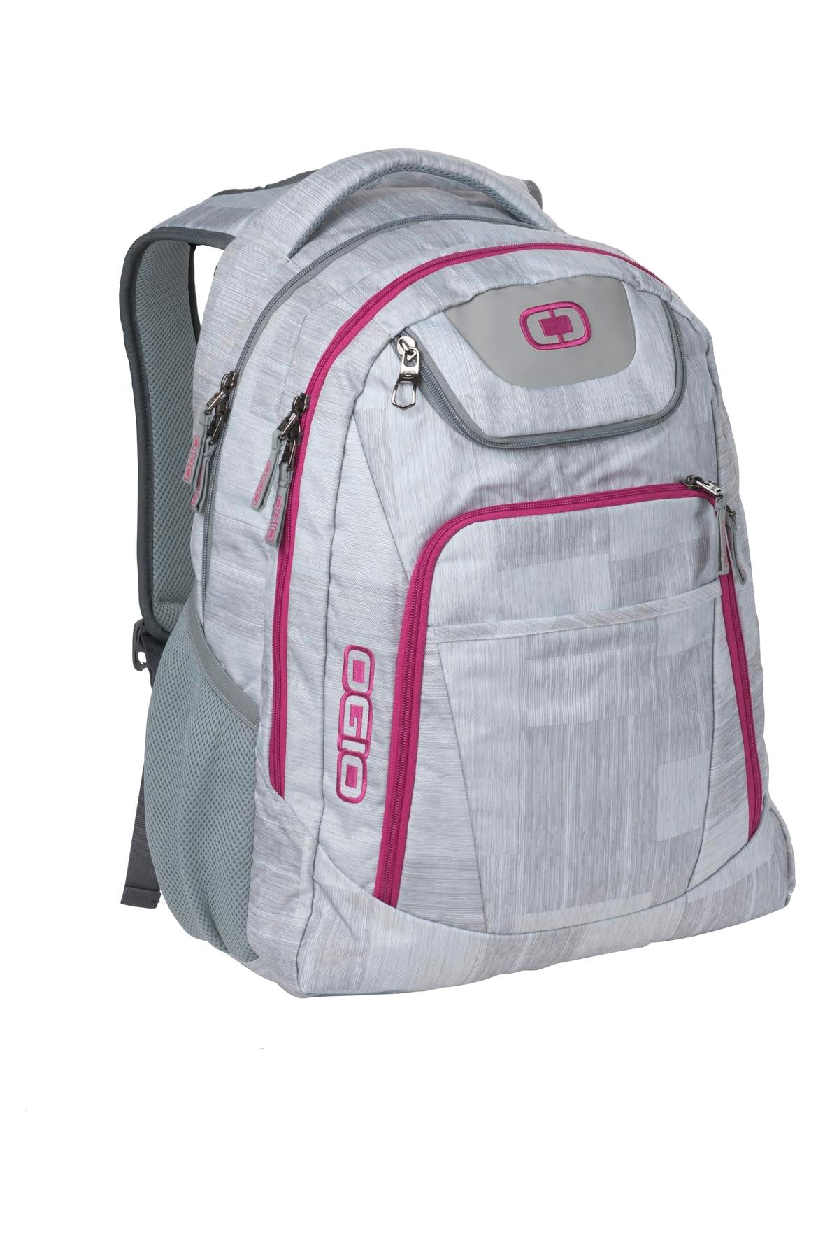 OGIO Excelsior Pack - Blizzard/ Pink - front