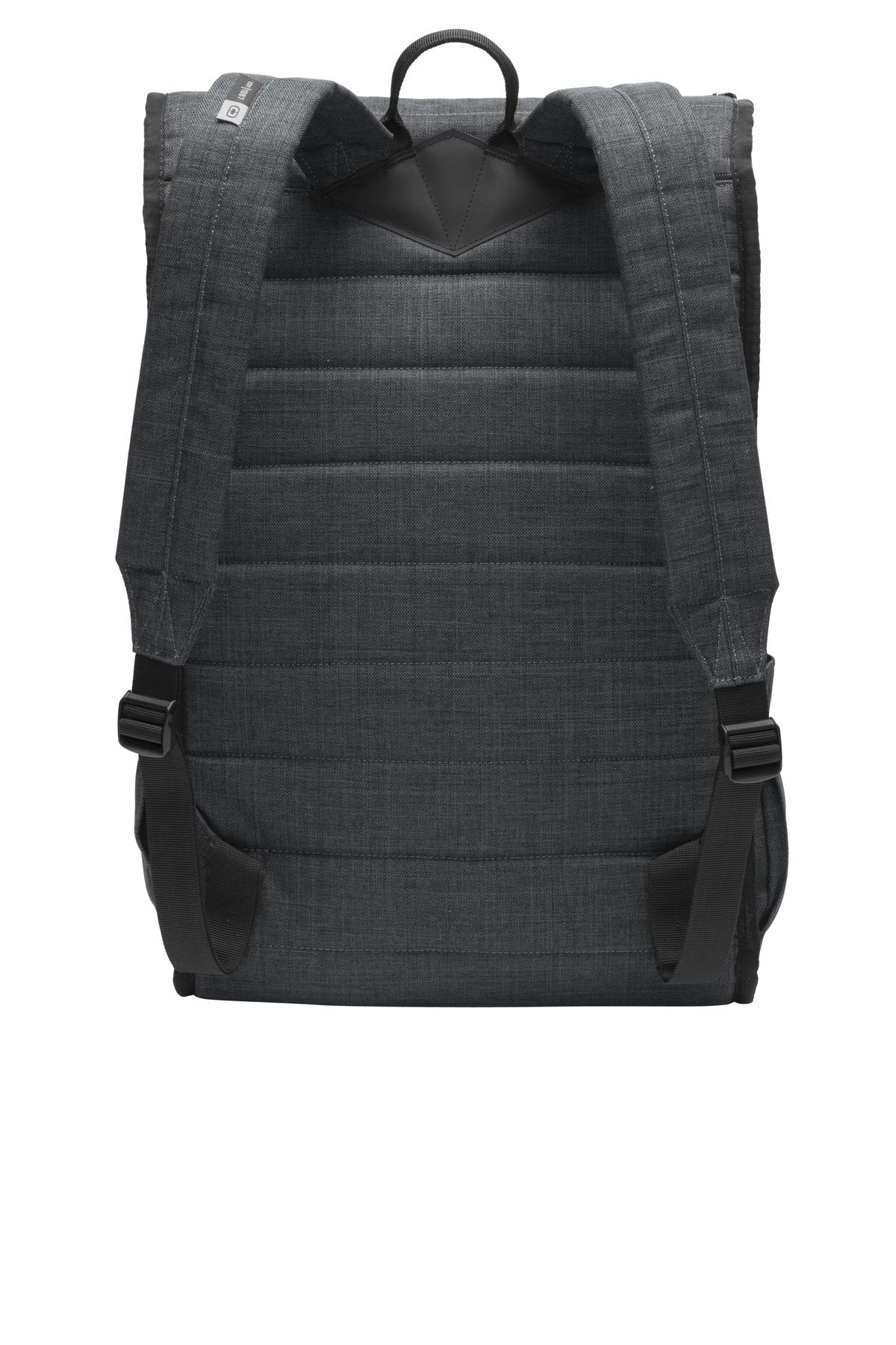 OGIO Apex Rucksack - Heather Grey - flat back