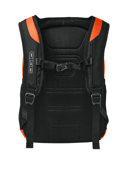 OGIO Logan Pack - Hot Orange - flat back