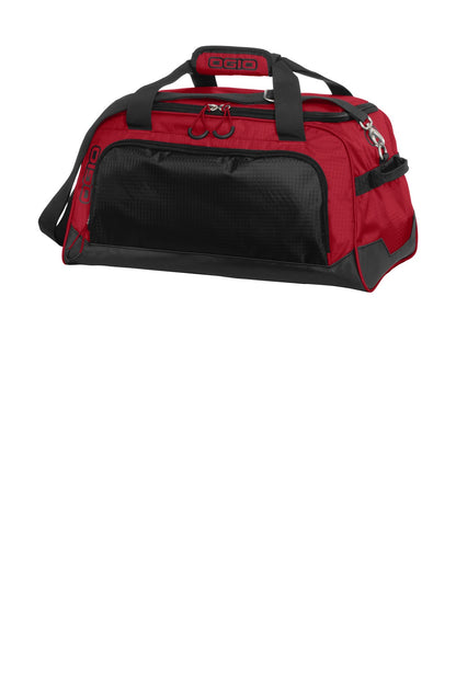 OGIO Breakaway Duffel - Ripped Red/ Black - front