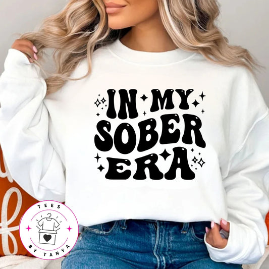 Colored or Black "In My Sober Era" Shirt