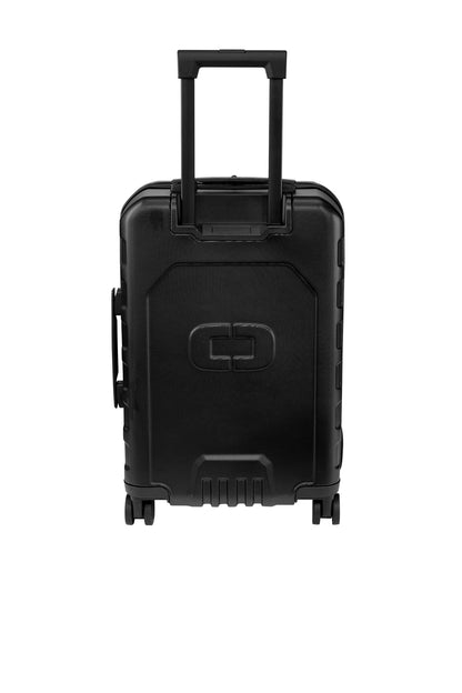 OGIO Utilitarian Carry-On Spinner - Blacktop - flat back