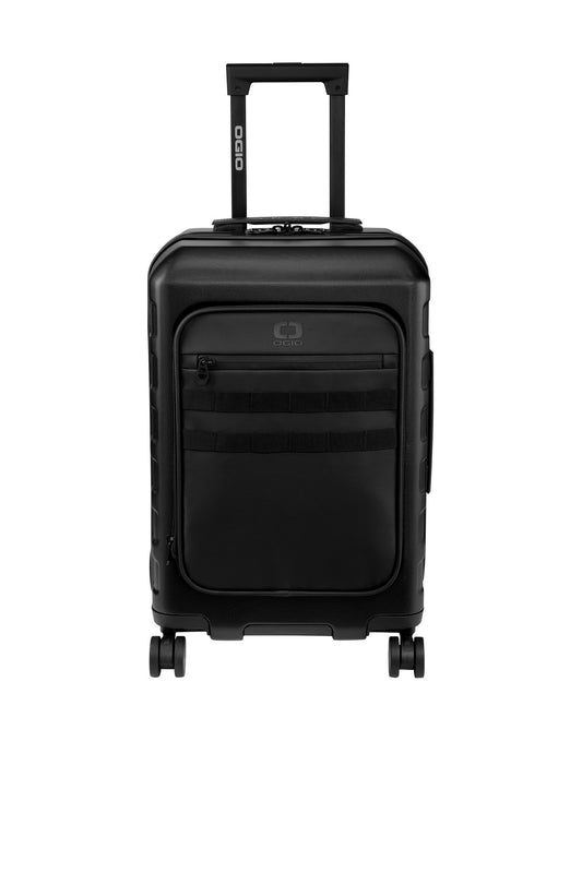 OGIO Utilitarian Carry-On Spinner - Blacktop - front