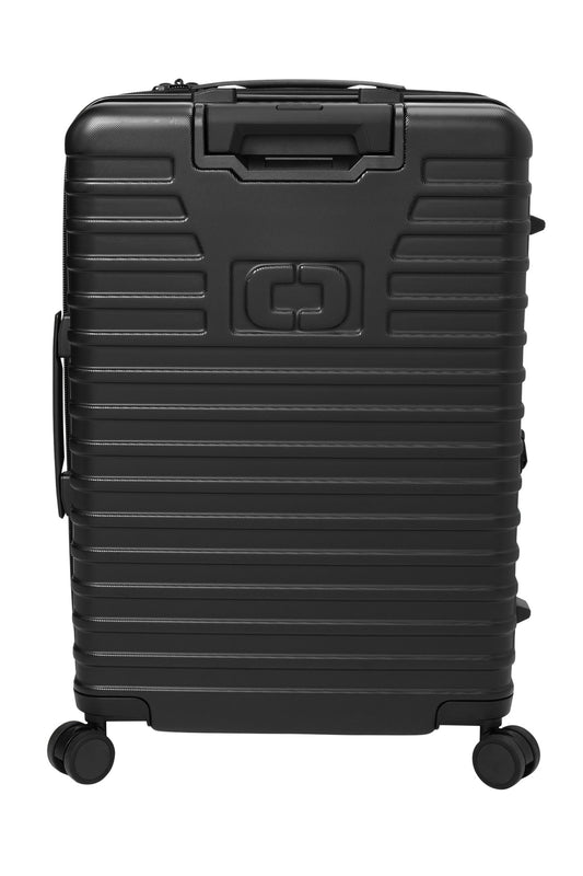 OGIO Utilitarian Medium Checked Spinner - Blacktop - flat back