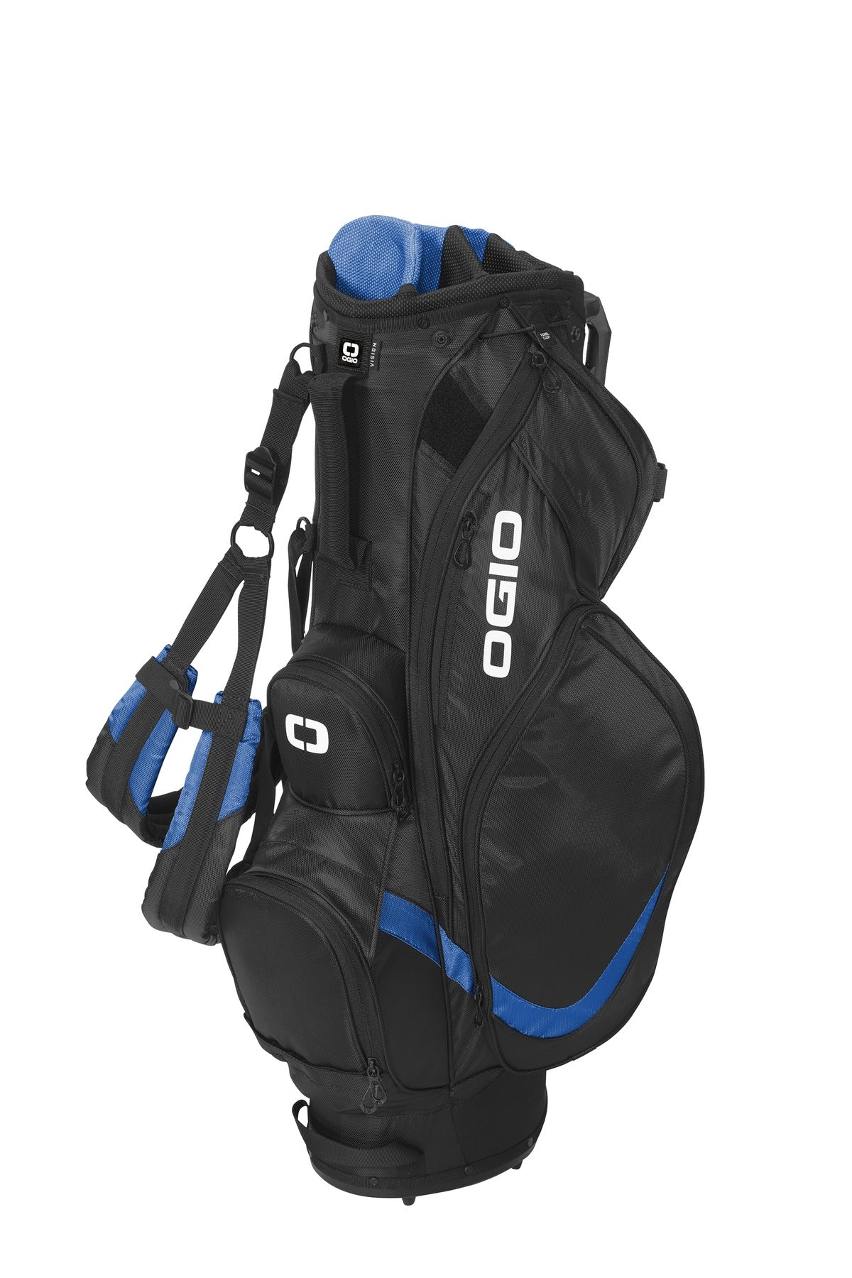 OGIO Vision 2.0 Golf Bag - Black/ Royal - front