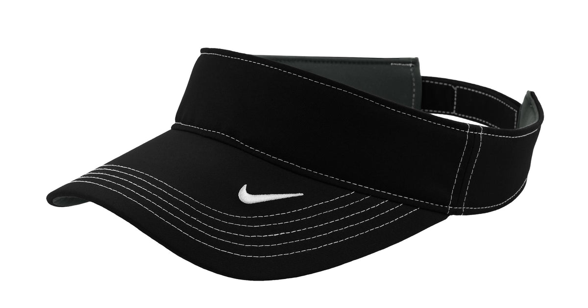 DISCONTINUED Nike Dri-FIT Swoosh Visor - Black - front