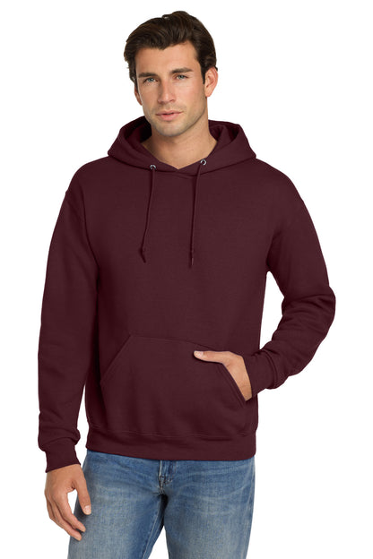 Jerzees Super Sweats NuBlend Pullover Hooded Sweatshirt - Maroon - front