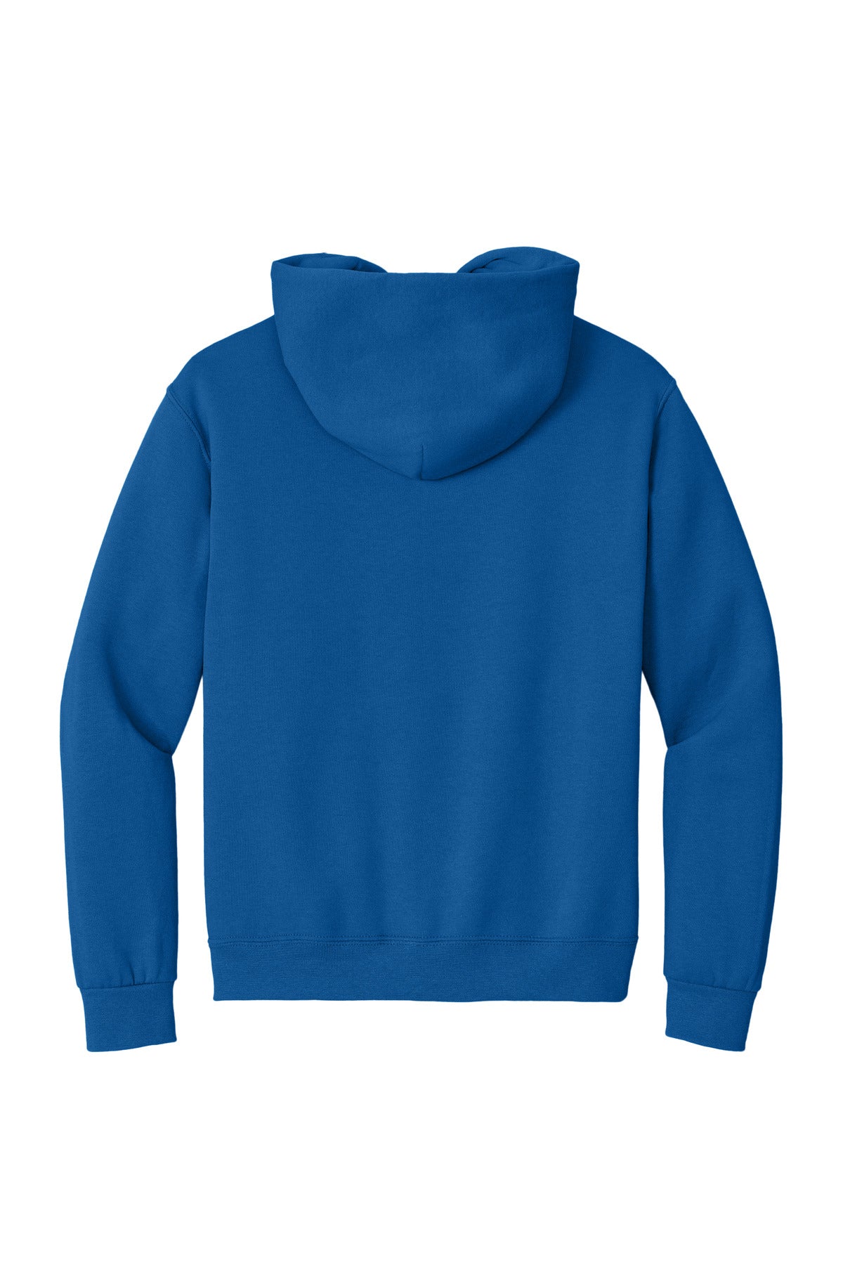 Jerzees Super Sweats NuBlend Pullover Hooded Sweatshirt - Royal - flat back