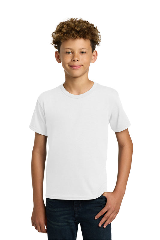 Gildan Youth Heavy Cotton 100% Cotton T-Shirt - White - front