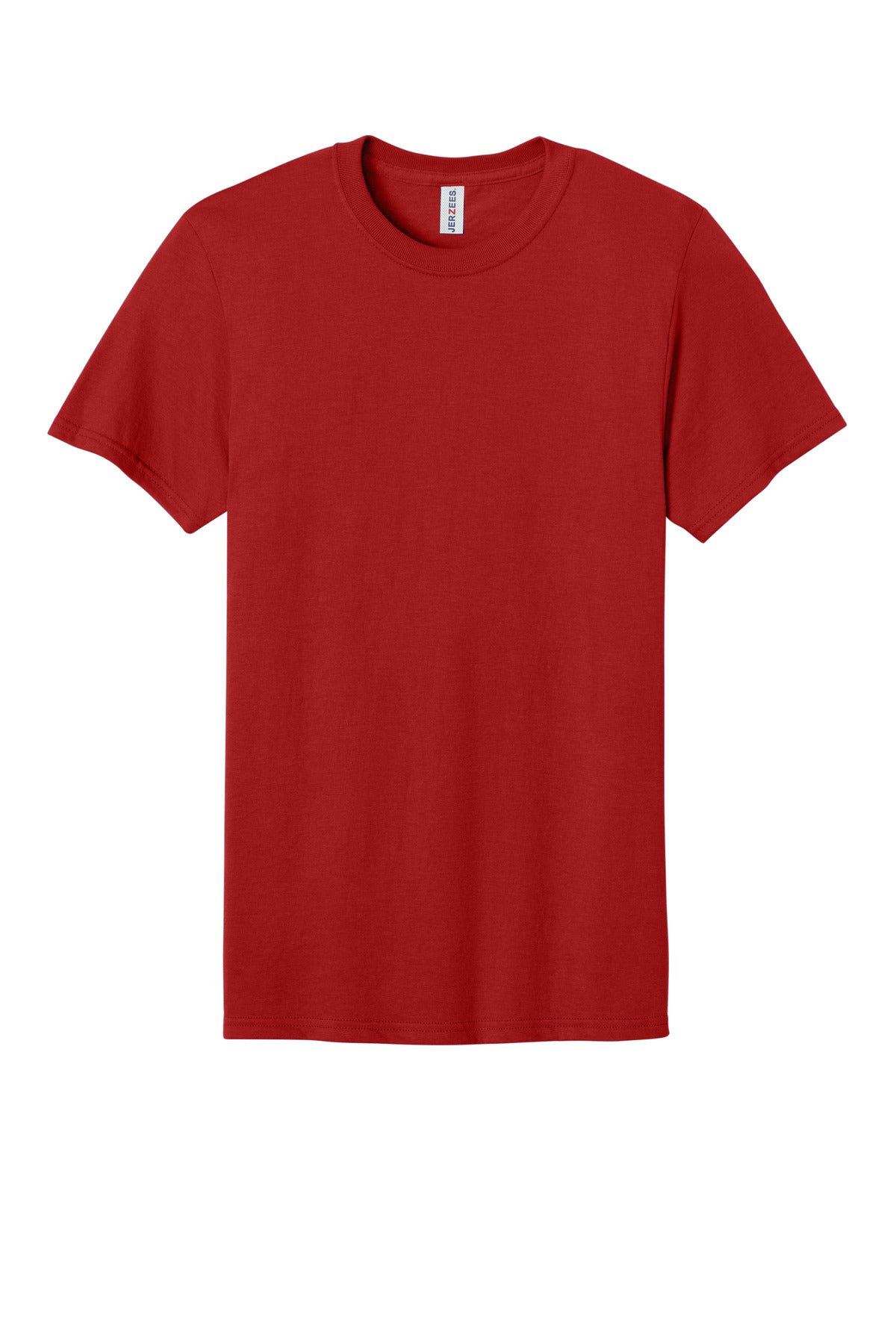 Jerzees Premium Blend Ring Spun T-Shirt - True Red - flat front