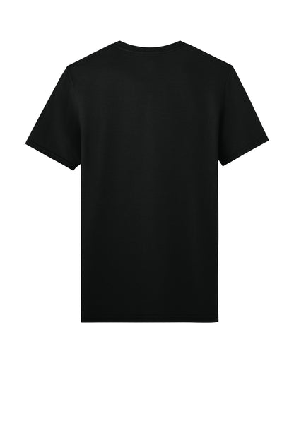 Jerzees Unisex Premium Combed Ring Spun Cotton Tee - Black Ink - flat back