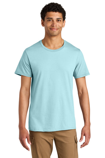 Jerzees Unisex Premium Combed Ring Spun Cotton Tee - Breezy Blue - front
