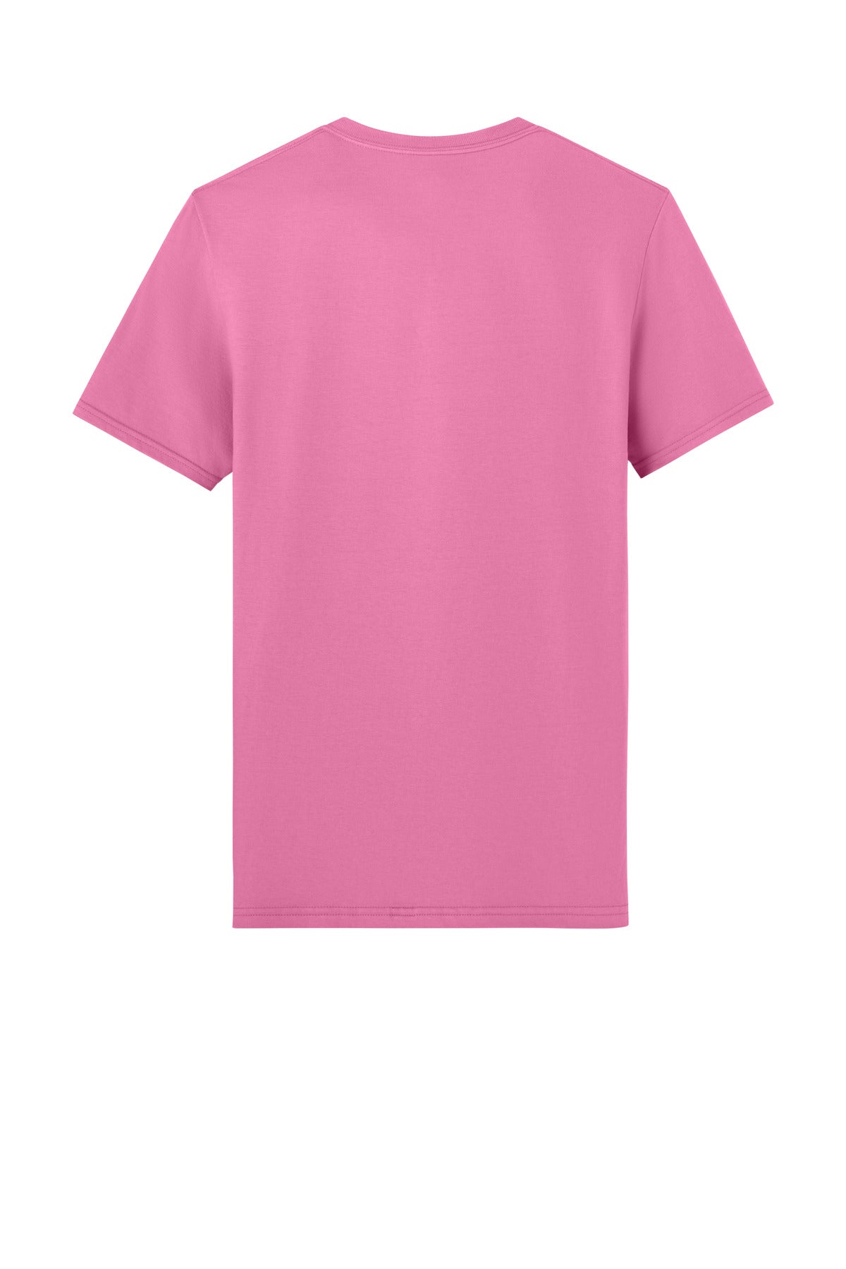 Jerzees Unisex Premium Combed Ring Spun Cotton Tee - Bubblegum - flat back