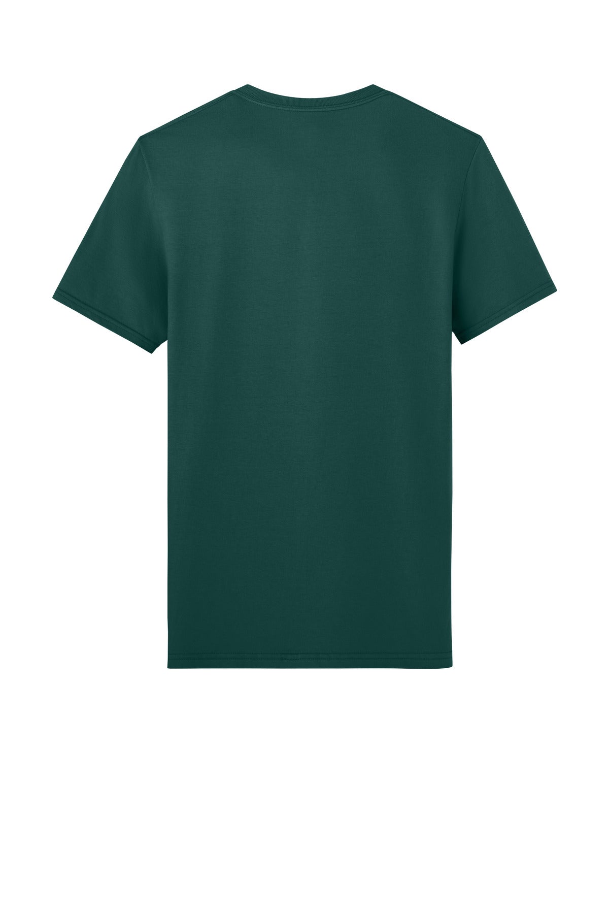 Jerzees Unisex Premium Combed Ring Spun Cotton Tee - Deep Emerald - flat back