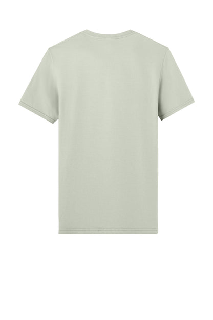 Jerzees Unisex Premium Combed Ring Spun Cotton Tee - Limestone - flat back