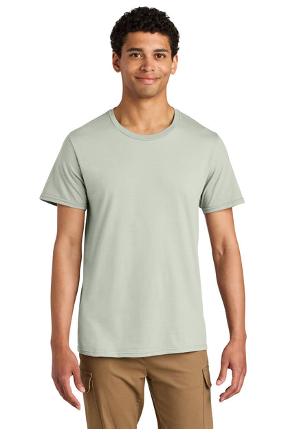 Jerzees Unisex Premium Combed Ring Spun Cotton Tee - Limestone - front