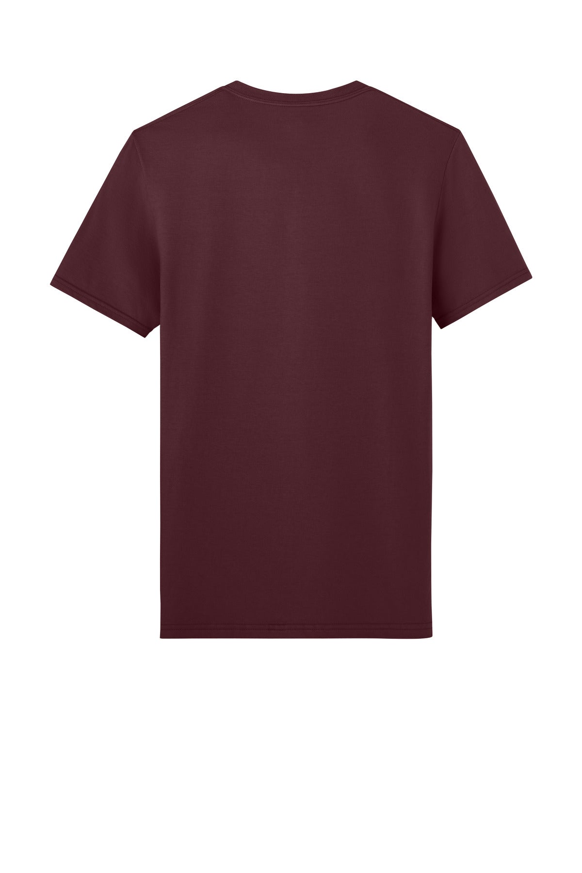 Jerzees Unisex Premium Combed Ring Spun Cotton Tee - Maroon - flat back