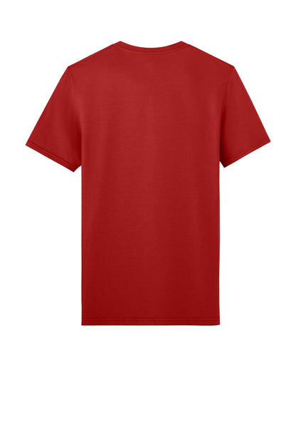 Jerzees Unisex Premium Combed Ring Spun Cotton Tee - True Red - flat back