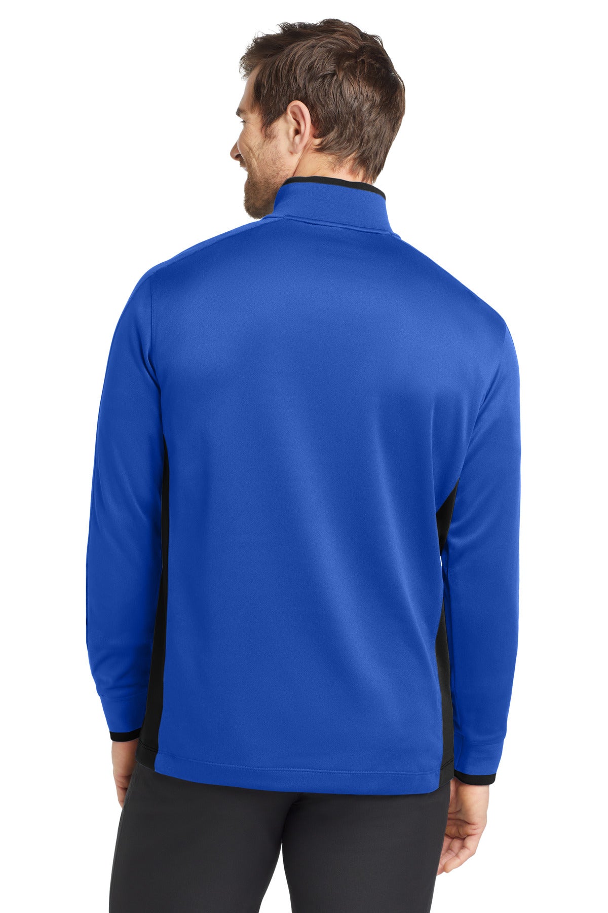 Nike Dri-FIT 1/2-Zip Cover-Up - Game Royal/ Black/ White - back