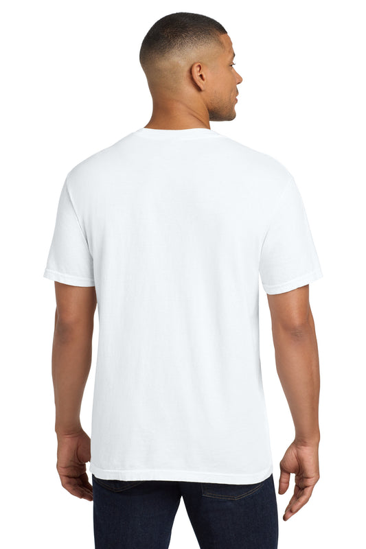COMFORT COLORS Heavyweight Ring Spun Pocket Tee - White - back