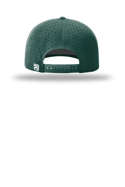 Richardson Laser Perf R-Flex Snapback - Dark Green - flat back