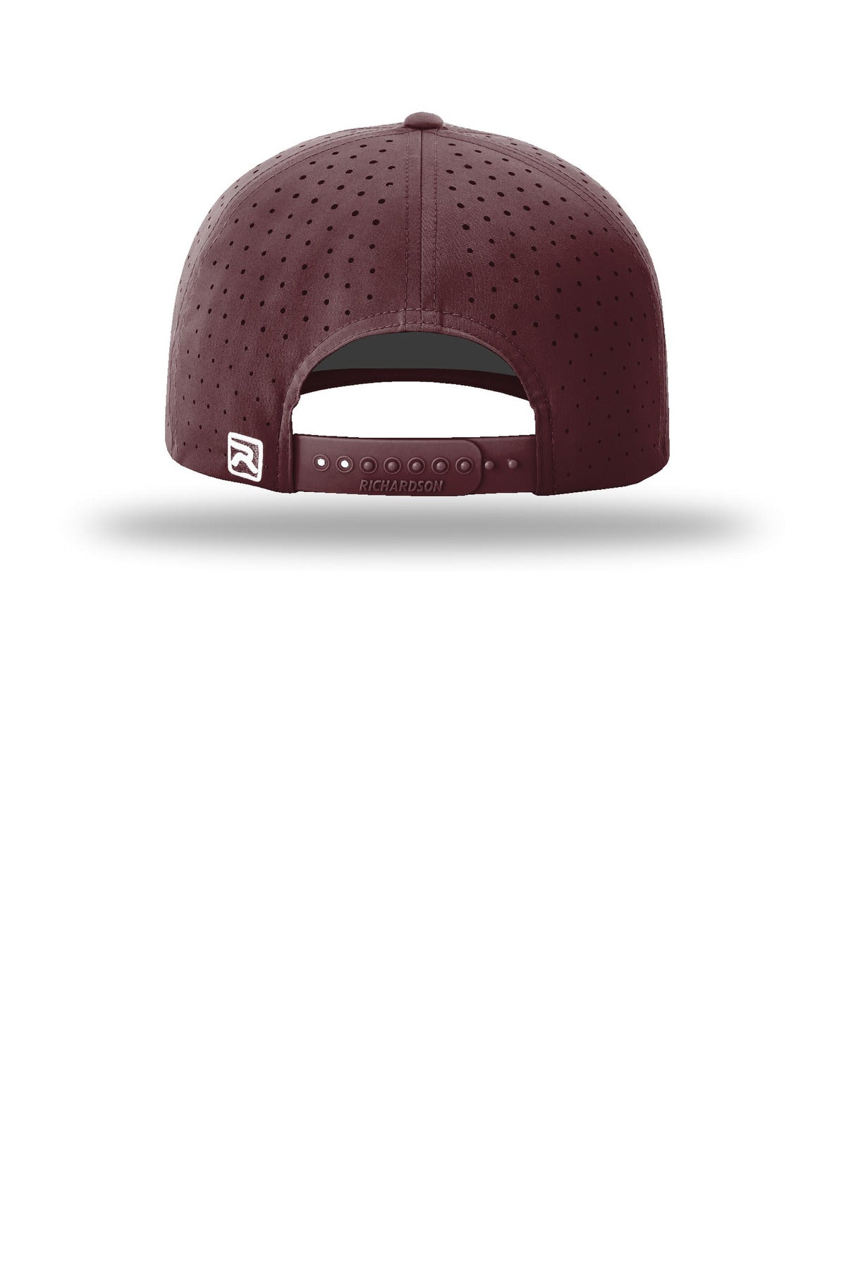 Richardson Laser Perf R-Flex Snapback - Maroon - flat back